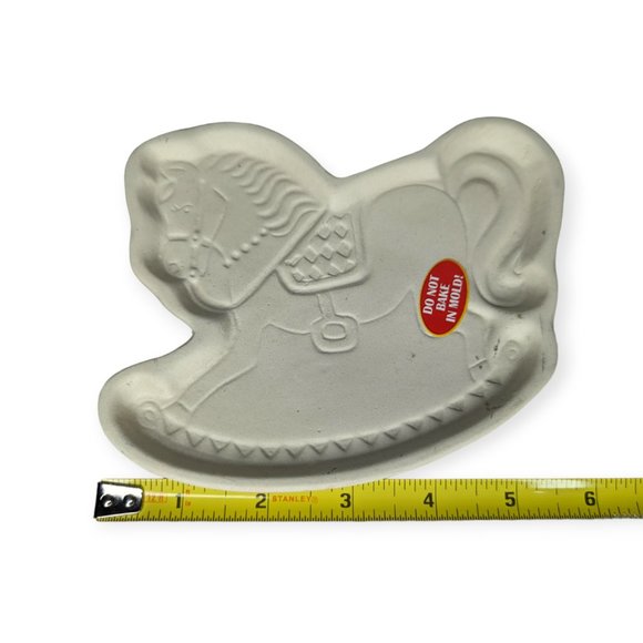 Hobby Horse Stoneware Cookie Mold Houston Harvest Gifts - Picture 3 of 5